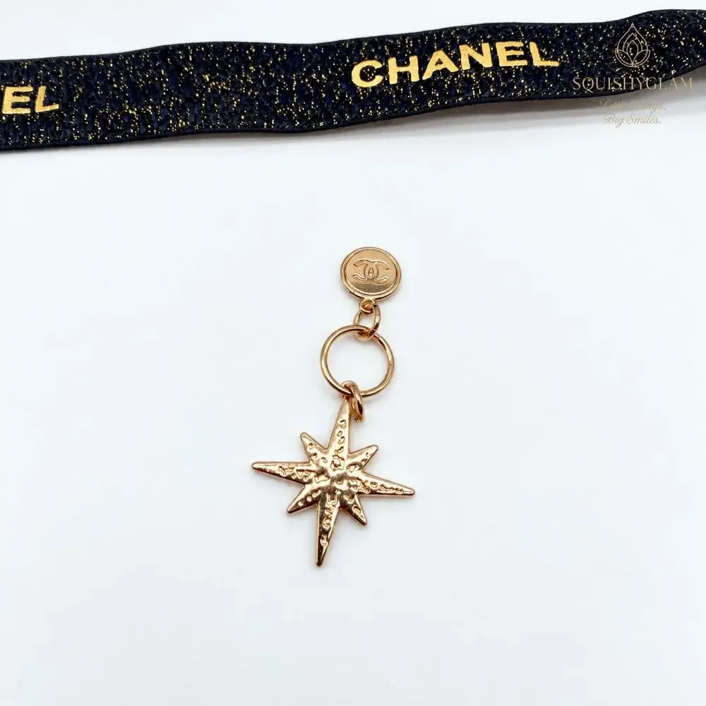 Chanel Beauty GWP Mini Star Charm Gold Tone Promotional Gift
